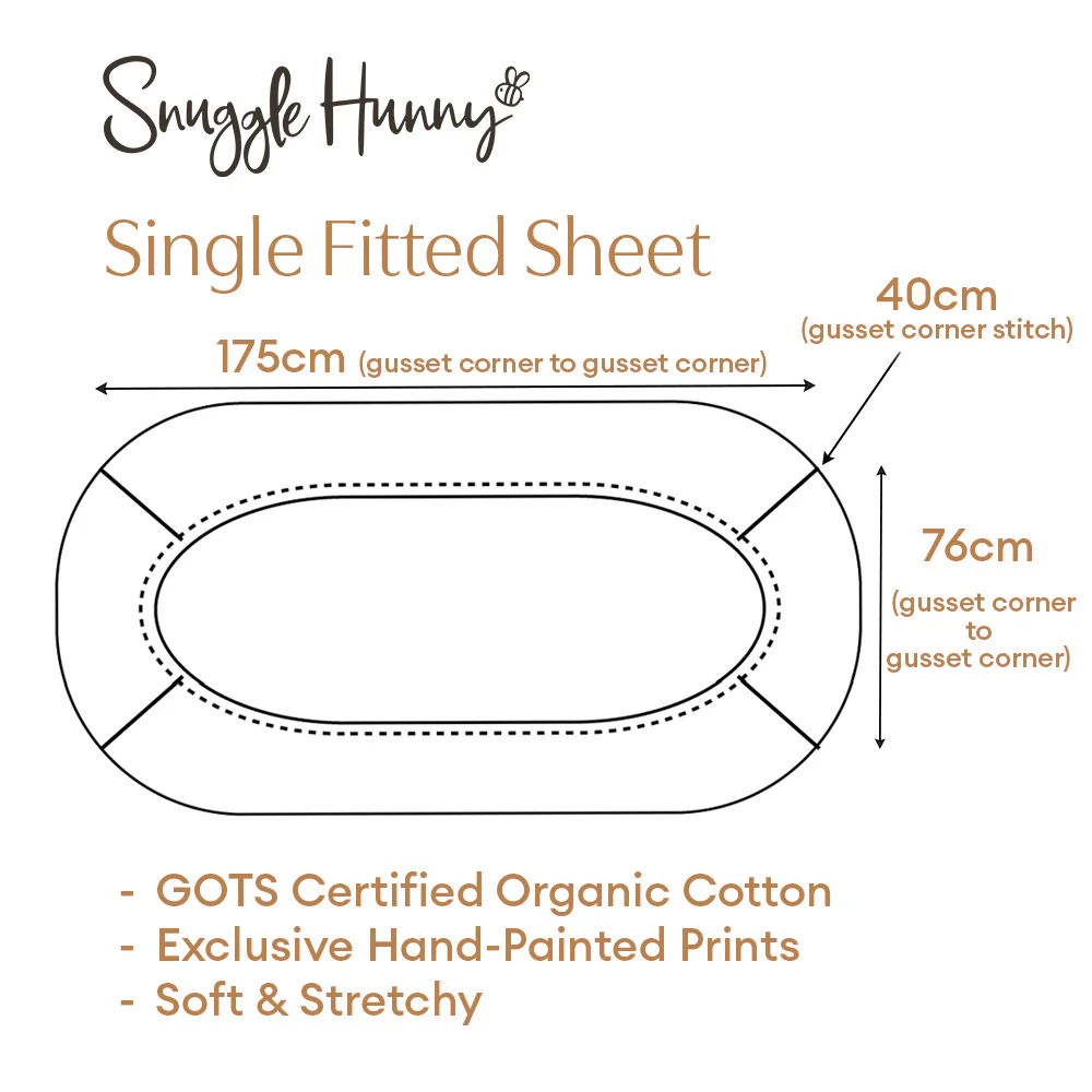 Dog Park Organic Cotton Fitted Sheet - Image 6