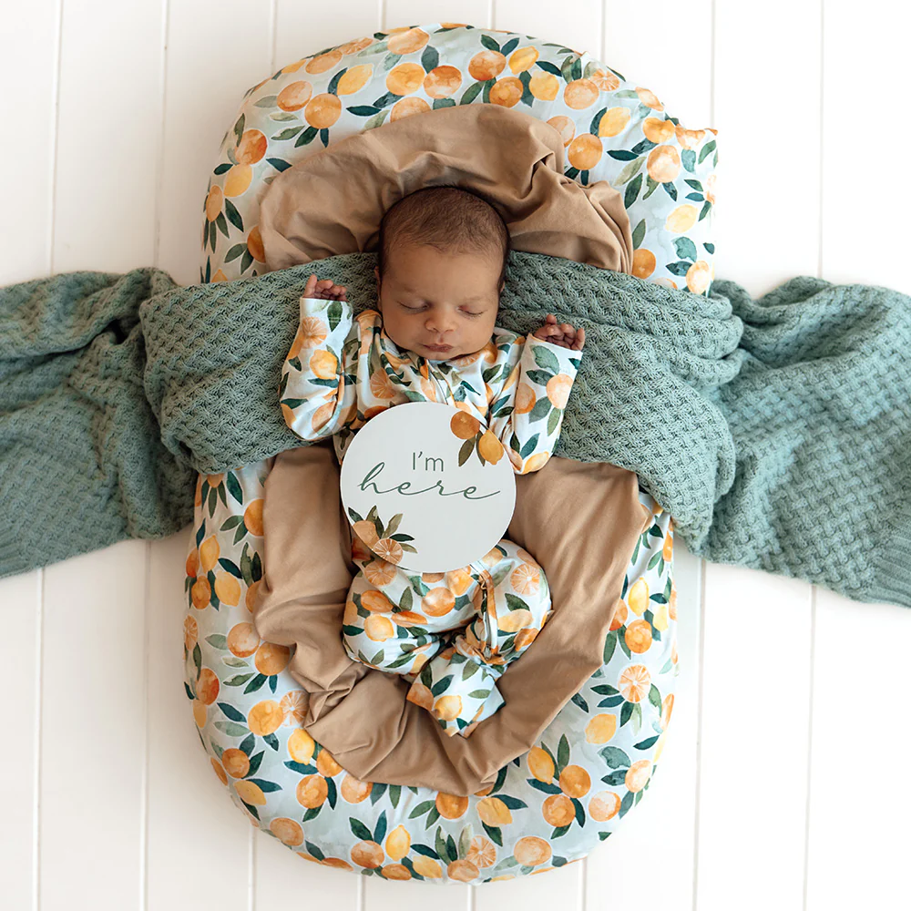 Citrus Squeeze Organic Snugglesuit Convertible Romper - Image 5