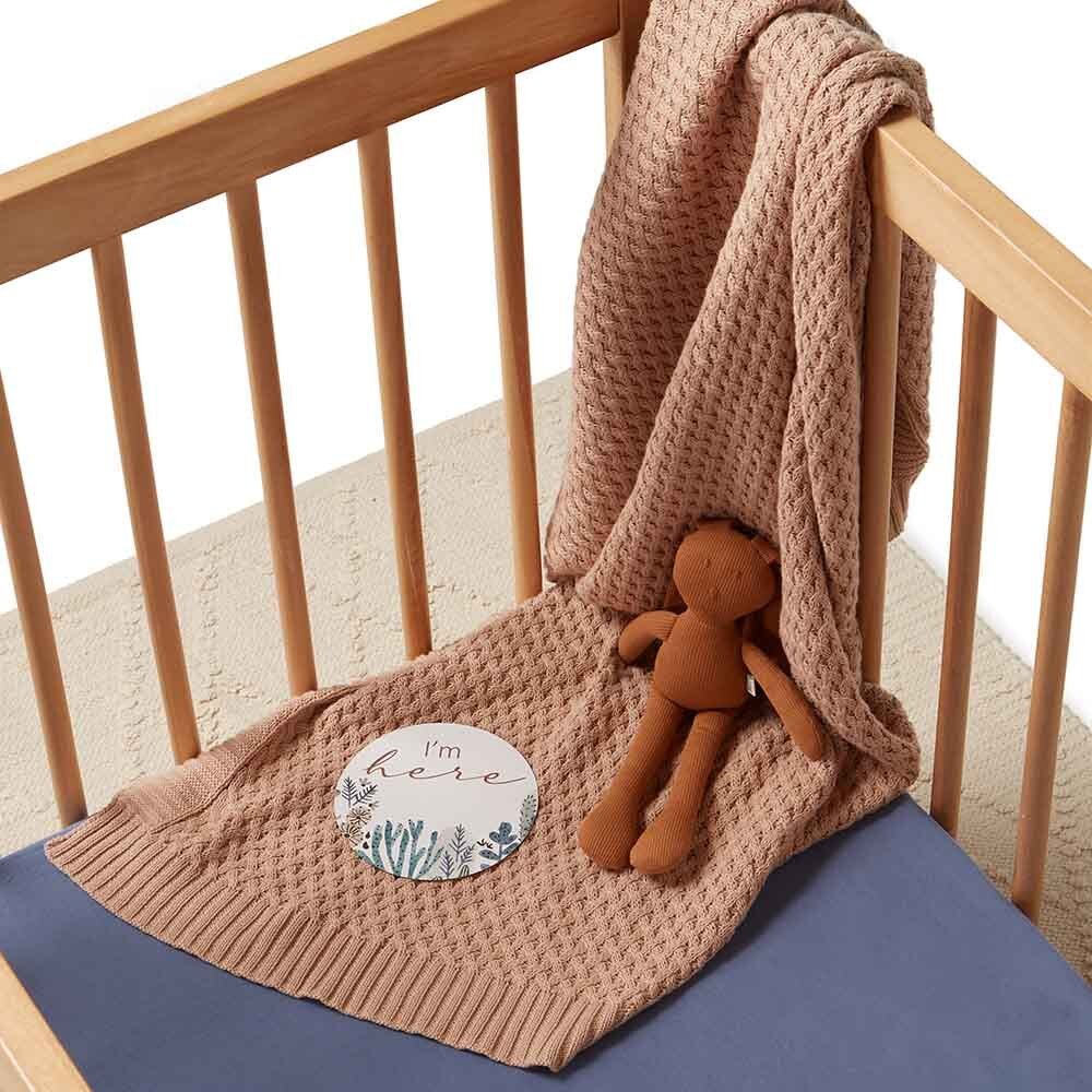 Reign Organic Fitted Cot Sheet - Image 5