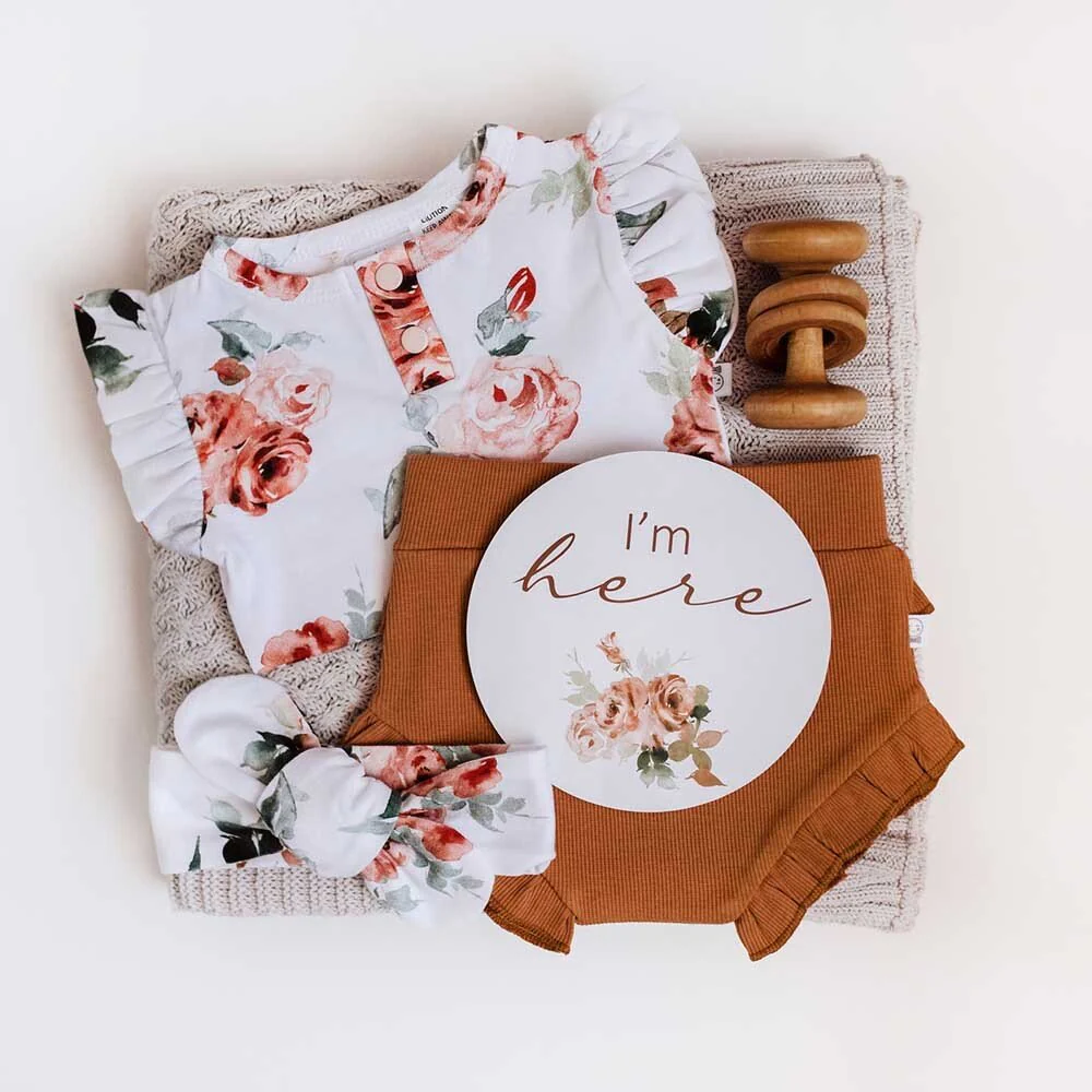 Rosebud & Pink Sand Reversible Milestone Cards - Image 6
